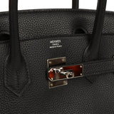 Pre-owned Hermes Birkin 30 Black Togo Palladium Hardware - Thumbnail View 7