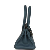 Hermes Shoulder Birkin Light 29 Bleu Tempete Evercolor Palladium Hardware - Thumbnail View 3