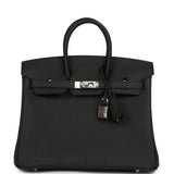 Hermes Birkin 25 Black Togo Palladium Hardware - Thumbnail View 1