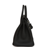 Hermes Birkin 25 Black Togo Palladium Hardware - Thumbnail View 3