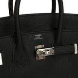 Hermes Birkin 25 Black Togo Palladium Hardware - Thumbnail View 7