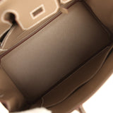 Hermes Birkin 25 Etoupe Togo Palladium Hardware - Thumbnail View 8