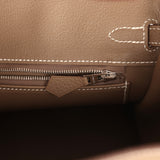 Hermes Birkin 25 Etoupe Togo Palladium Hardware - Thumbnail View 9