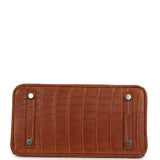 Hermes Birkin 25 Gold Matte Alligator Palladium Hardware - Thumbnail View 6