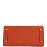 Hermes "Sunrise" Birkin Sellier 35 Lime, Sesame, Rose Confetti, Terre Battue Epsom Palladium Hardware - Thumbnail View 6