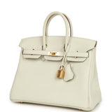 Hermes Birkin 25 Mushroom Togo Gold Hardware - Thumbnail View 5