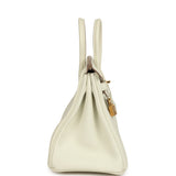 Hermes Birkin 25 Mushroom Togo Gold Hardware - Thumbnail View 3