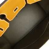 Pre-owned Hermes Special Order (HSS) Birkin 30 Caramel Verso Chèvre Brushed Gold Hardware - Thumbnail View 8