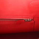 Pre-owned Hermes Birkin 35 Braise Shiny Porosus Crocodile Palladium Hardware - Thumbnail View 9