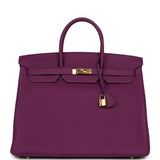 Pre-owned Hermes Birkin 40 Anemone Togo Gold Hardware - Thumbnail View 1