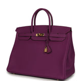 Pre-owned Hermes Birkin 40 Anemone Togo Gold Hardware - Thumbnail View 5