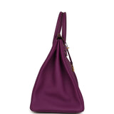 Pre-owned Hermes Birkin 40 Anemone Togo Gold Hardware - Thumbnail View 3