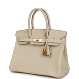Pre-owned Hermes Birkin 30 Craie Epsom Gold Hardware - Thumbnail View 5