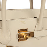 Pre-owned Hermes Birkin 30 Craie Epsom Gold Hardware - Thumbnail View 7