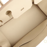 Pre-owned Hermes Birkin 30 Craie Epsom Gold Hardware - Thumbnail View 8