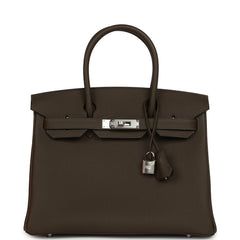 Hermes Birkin 30 Vert Loden Togo Palladium Hardware