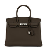 Hermes Birkin 30 Vert Loden Togo Palladium Hardware - Thumbnail View 1