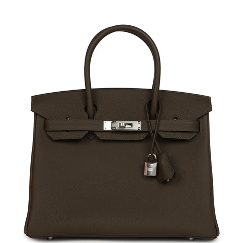 Hermes Birkin 30 Vert Loden Togo Palladium Hardware
