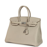 Hermes Birkin 35 Beton Togo Palladium Hardware - Thumbnail View 5