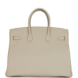 Hermes Birkin 35 Beton Togo Palladium Hardware - Thumbnail View 4