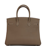 Hermes Birkin 30 Etoupe Togo Palladium Hardware - Thumbnail View 4