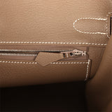 Hermes Birkin 30 Etoupe Togo Palladium Hardware - Thumbnail View 9