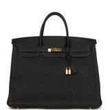 Pre-owned Hermes Birkin 40 Black Togo Gold Hardware - Thumbnail View 1