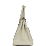 Pre-owned Hermes Birkin 30 Mushroom Togo Gold Hardware - Thumbnail View 3