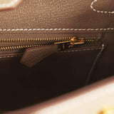 Hermes Birkin 25 Etoupe Togo Gold Hardware - Thumbnail View 7