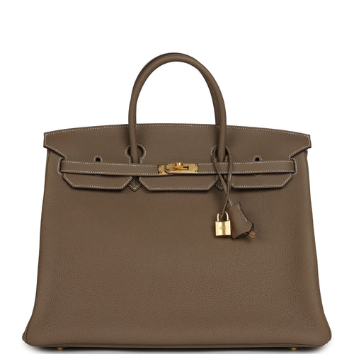 Hermes Birkin 40 Etoupe Togo Gold Hardware