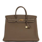 Hermes Birkin 40 Etoupe Togo Gold Hardware - Thumbnail View 1
