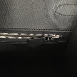 Hermes Birkin Sellier Anate 35 Black Evergrain Palladium Hardware - Thumbnail View 11