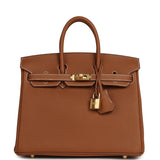Hermes Birkin 25 Gold Togo Gold Hardware - Thumbnail View 1