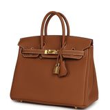Hermes Birkin 25 Gold Togo Gold Hardware - Thumbnail View 5