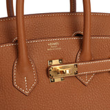 Hermes Birkin 25 Gold Togo Gold Hardware - Thumbnail View 7
