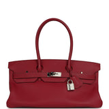 Vintage Hermes Shoulder Birkin 42 JPG Rubis Togo Palladium Hardware - Thumbnail View 1