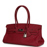 Vintage Hermes Shoulder Birkin 42 JPG Rubis Togo Palladium Hardware - Thumbnail View 5