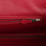 Vintage Hermes Shoulder Birkin 42 JPG Rubis Togo Palladium Hardware - Thumbnail View 8