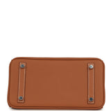 Hermes Birkin 25 Gold Swift Palladium Hardware - Thumbnail View 6