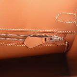 Hermes Birkin 25 Gold Swift Palladium Hardware - Thumbnail View 9