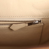 Pre-owned Hermes Special Order (HSS) Birkin 30 Chai, Craie Togo Palladium Hardware - Thumbnail View 9