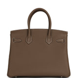Hermes Birkin 30 Etoupe Togo Brushed Palladium Hardware - Thumbnail View 3