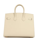 Hermes Birkin Sellier 25 Craie Epsom Gold Hardware - Thumbnail View 4