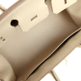 Hermes Birkin Sellier 25 Craie Epsom Gold Hardware - Thumbnail View 8