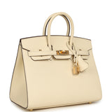 Hermes Birkin Sellier 25 Nata Epsom Gold Hardware - Thumbnail View 2