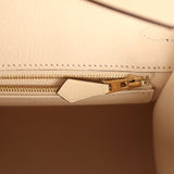 Hermes Birkin Sellier 25 Nata Epsom Gold Hardware - Thumbnail View 9