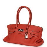 Vintage Hermes Shoulder Birkin 42 JPG Sanguine Togo Palladium Hardware - Thumbnail View 5