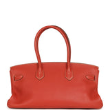 Vintage Hermes Shoulder Birkin 42 JPG Sanguine Togo Palladium Hardware - Thumbnail View 4