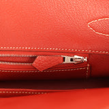 Vintage Hermes Shoulder Birkin 42 JPG Sanguine Togo Palladium Hardware - Thumbnail View 9