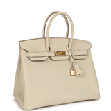 Hermes Birkin 35 Craie Togo Gold Hardware - Thumbnail View 2